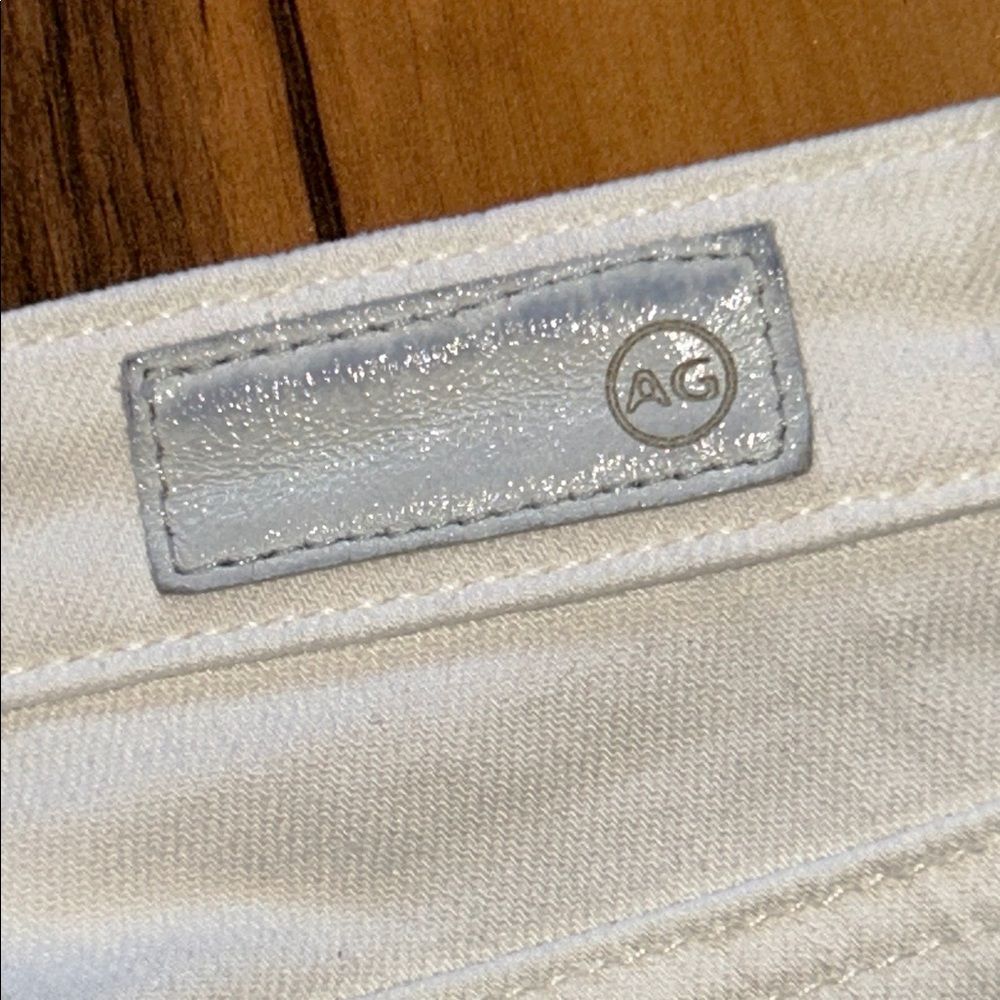 AG Adriano Goldschmied White The Prima Mid Rise Cigarette Jeans - Picture 7 of 8